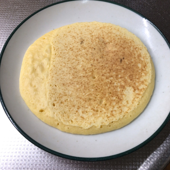 卵1個でホットケーキ
